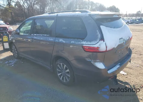 2018 Toyota Sienna Xle Premium 7 Passenger z USA, uszkodzony, nr VIN 5TDDZ3DC5JS199087